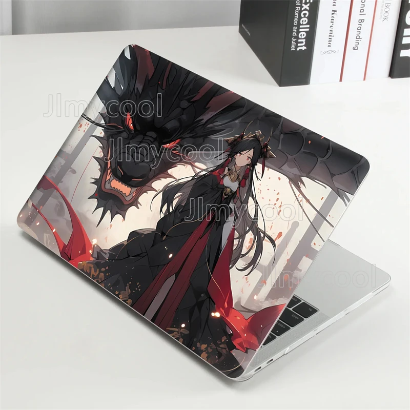 

A Set of 2 Surface rendered Protective Films for Laptops with Anime-style Laptop Skin Stickers for Decoration Decal