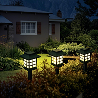 2/4Pcs 2V Solar Garden Light Outdoor IP55 Waterproof LED Lawn Lamps with 8-10H Lighting Solar Powered Lights for Yard Decoration