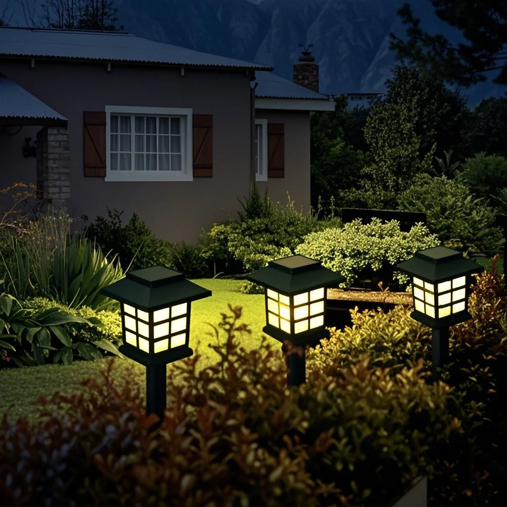 2Pcs/4Pcs 2.4V Solar LED Garden Lights Outdoor IP65 Waterproof 8-10H Lighting Auto On/Off Lawn Lamps Pathway Decor