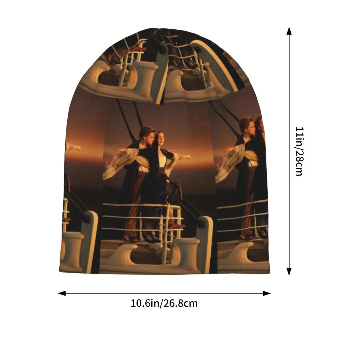 Titanic Jack And Rose Movie Skullies Beanies Hats Warm Autumn Winter Outdoor Cap Knitted Bonnet Caps for Men Women Adult