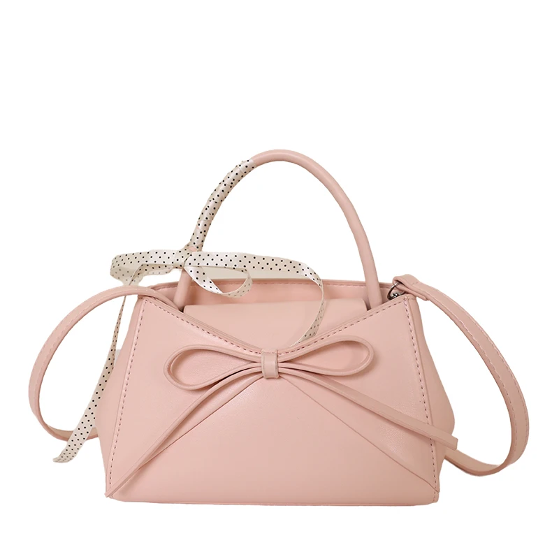 

Luxury Leather Tote Bag For Women, High-End Minimalist Diaper Bag, Original Retro Solid Color Clutch With Letter Logo Design