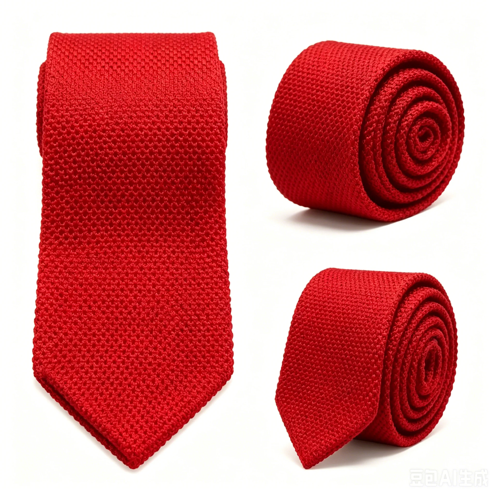 Herren Einfarbige Strickkrawatte Neuer Stil Mode 8cm Strickkrawatte Reine Baumwolle Herrenkrawatte Business Hochzeit Krawatte Accessoires Geschenk – Detail 5