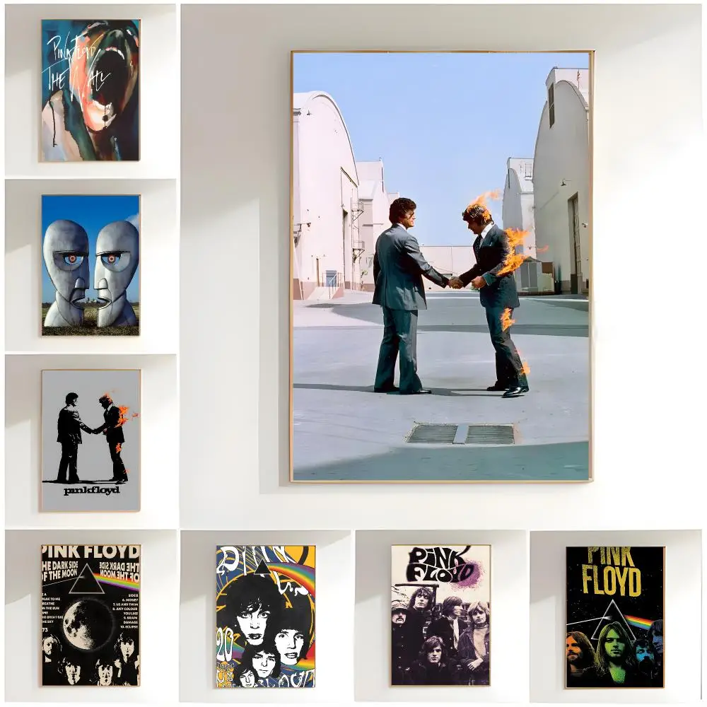 rock band p-pink floyd Poster Classic Wall Art  Home Decor  Peel and Stick Unframed