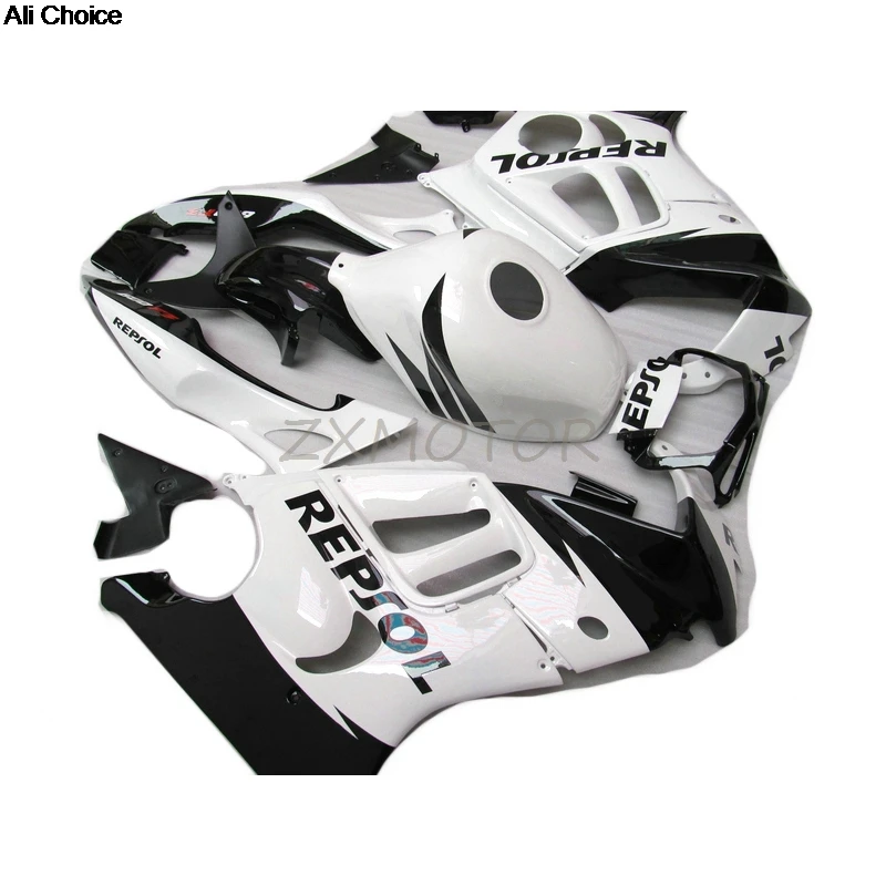 Suitable For Honda CBR600 F3 1997 1998 Plastic Fairing Kit  cbr 600 f3 97 98 All New White Black Motorcycle fairings 57