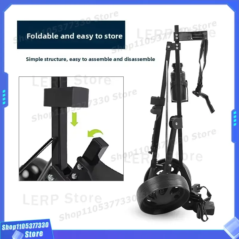 PGK E12 Plastic Folding Golf Cart Lightweight Portable Trolley for Course Rental Wholesale Direct from Manufacturer Durable