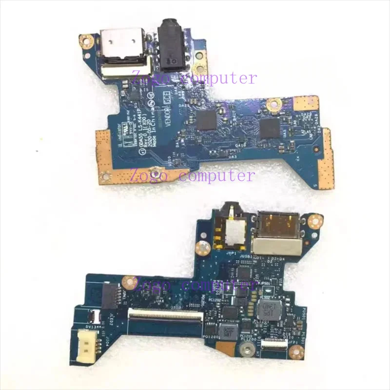 Original  LS-K441P FOR DELL Latitude 9510 9520 2-in-1 USB AUDIO BOARD 2020 GDA55 W/ Cable 100%  TESED OK