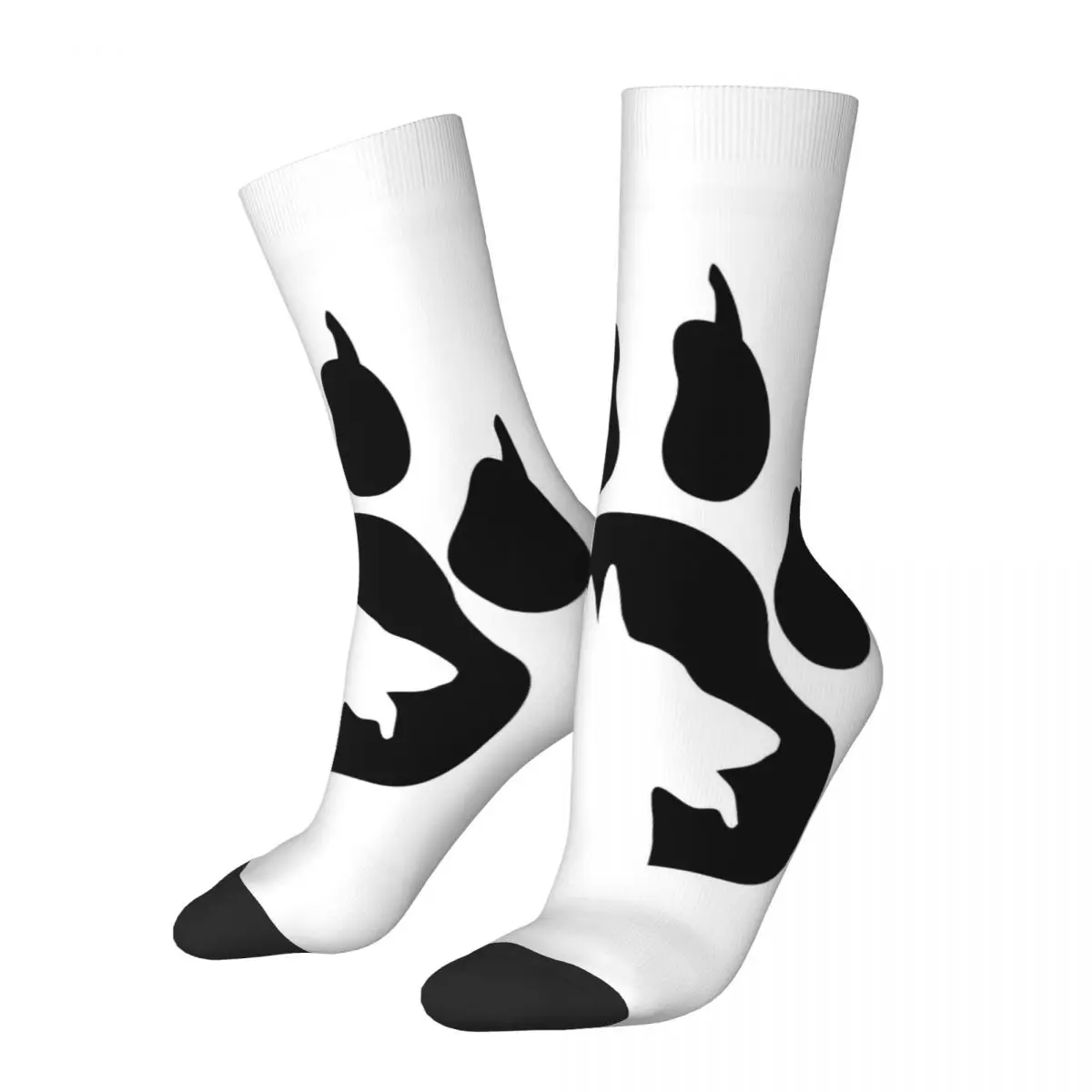 Dog Paw In Black Dog Paw Socks Male Mens Women Spring Stockings Harajuku