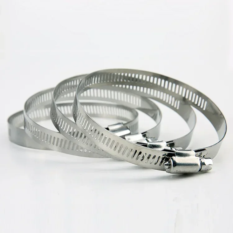 الفولاذ المقاوم للصدأ محرك خرطوم المشابك 8 مللي متر ~ 120 مللي متر قابل للتعديل ثلاثي والعتاد دودة الوقود أنبوب انبوب ماء مشبك ثابت تشنجات الربيع