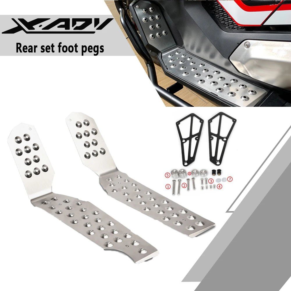 

Motorcycle Accessories For HONDA XADV 750 Foot Plate Board Pedals Footrest FootBoard CNC XADV750 X-ADV X ADV 750 2017- 2021 2022