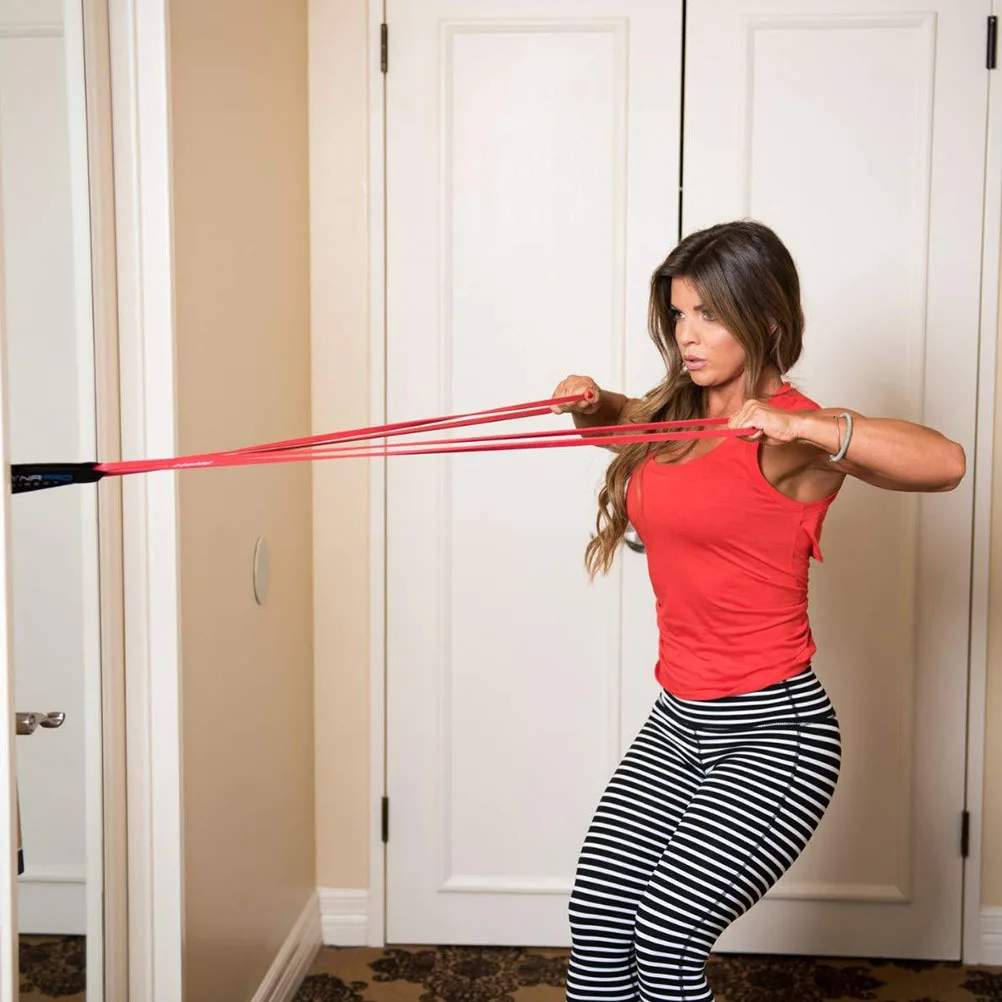 

3pcs Door Anchor Heavy Duty Resistance Band Attachment For Workout Fitness Strap Exercise Rope Jamb Secure Pvc Core