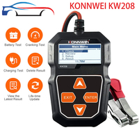 KONNWEI KW208 12V Car Battery Tester 100 to 2000CCA Cranking Charging Circut Tester Battery Analyzer 12Voltage Test for Motor