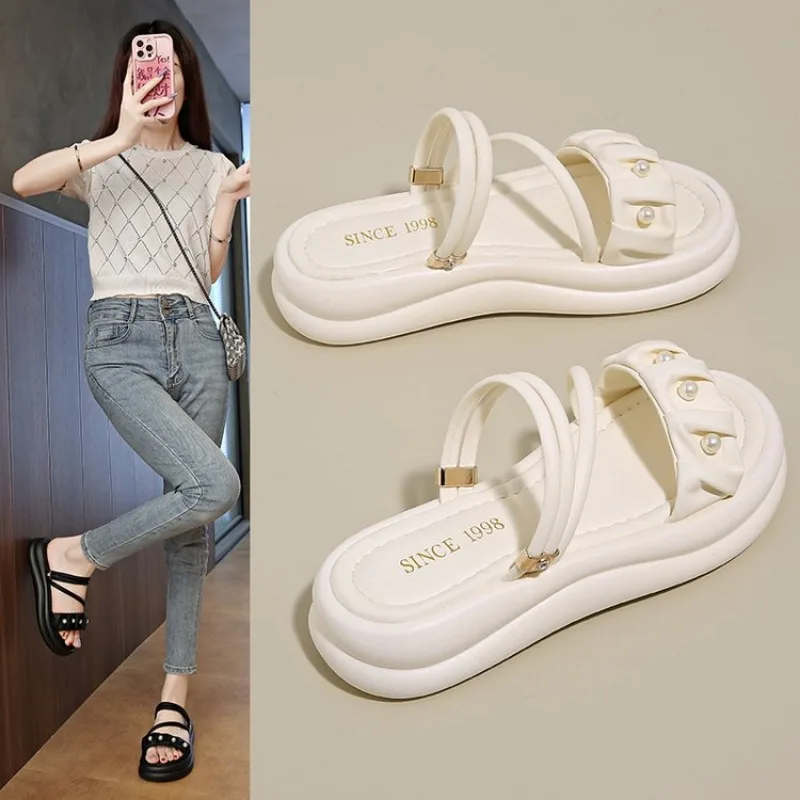 

Sandals Woman Luxury Shoes for Women Flip Flops Woman Hiking Sandal Mules Women's Slippers Slipper Summer Shoes Sale Plus Siz 41