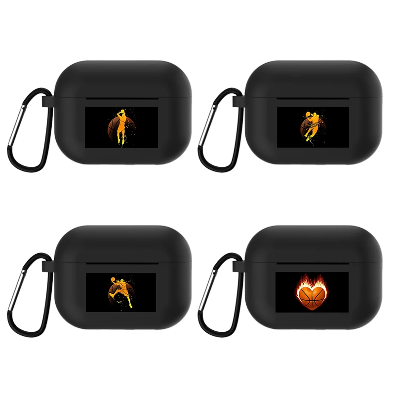 Basketball Basket Sports Soft Case For Apple Airpods 1 or 2 Shockproof Cover For Apple AirPods 3 Pro AirPods Pro2 Earphone Cases