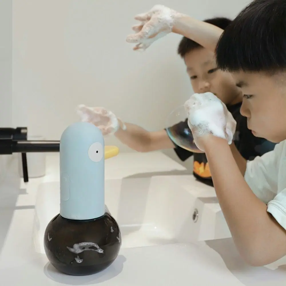 Automatic Induction Automatic Soap Dispenser Foam Cute Duck Smart Hand Sanitizer ABS 400ml Electric Foam Dispenser Office