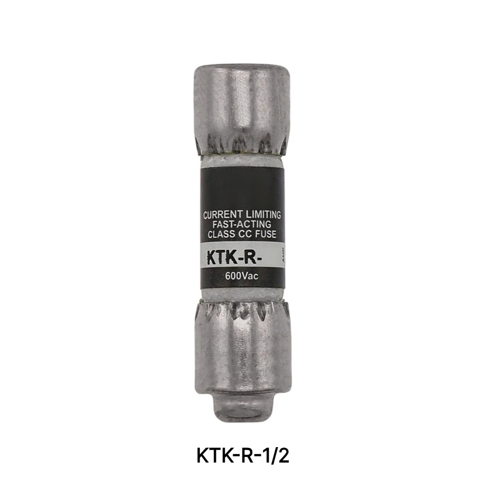 KTK-R-1/2 Fast Acting Cartridge Fuse, 0.5A 600V, 1 Pack OEM