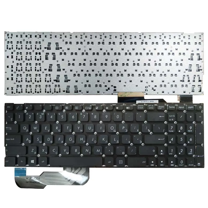 New Laptop Russian Keyboard for Asus R541U R541UA VM591U VM591UV VM591U VM591UV X541SC Black RU Keyboard