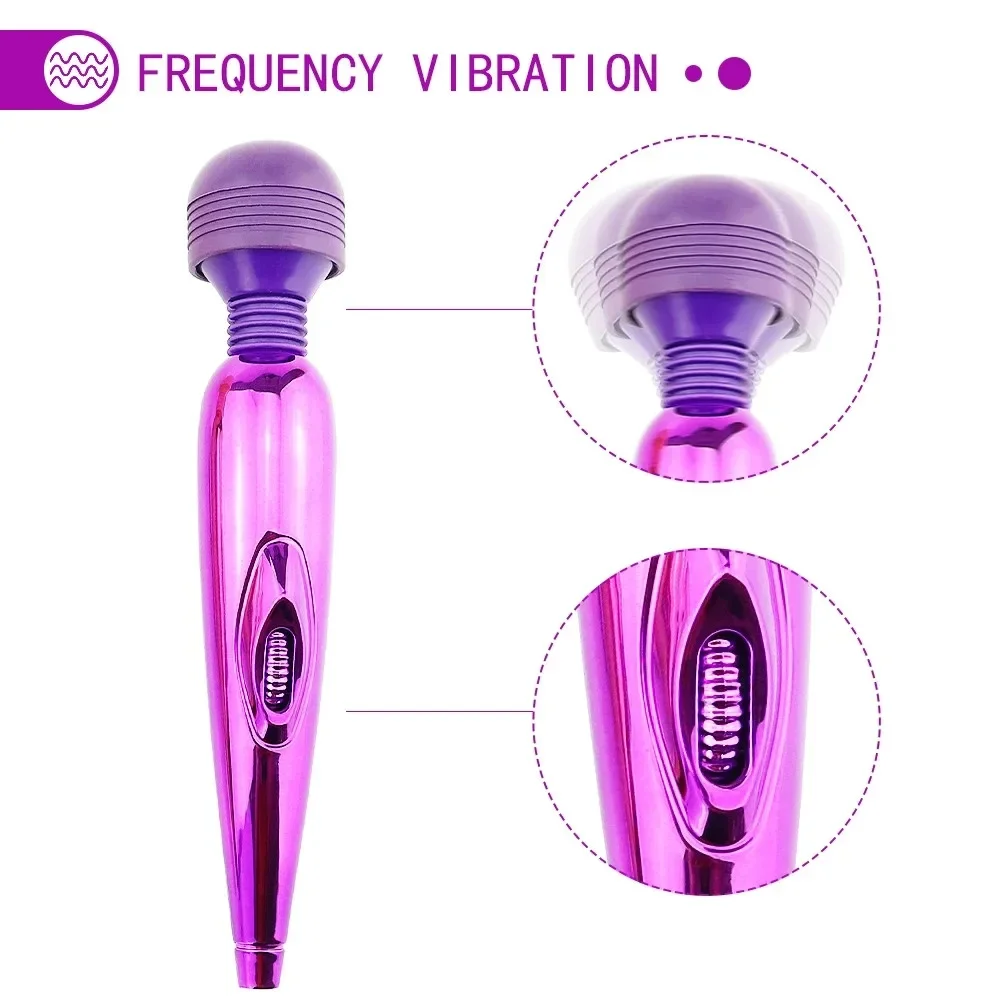 Adult Sex Toys for Women Magic Wand AV Stick Vibrator Female Masturbation Erotic Products Vagina Clitori Massager Vibrating Egg view 3