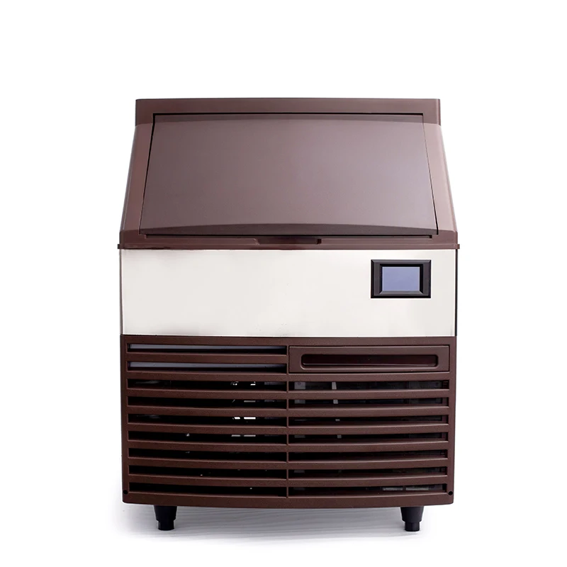 55lbs/24h Automatic Integrated Cube Ice Maker Machine for Home Bar Restaurant Professional Kitchen Cooling Equipment Pro