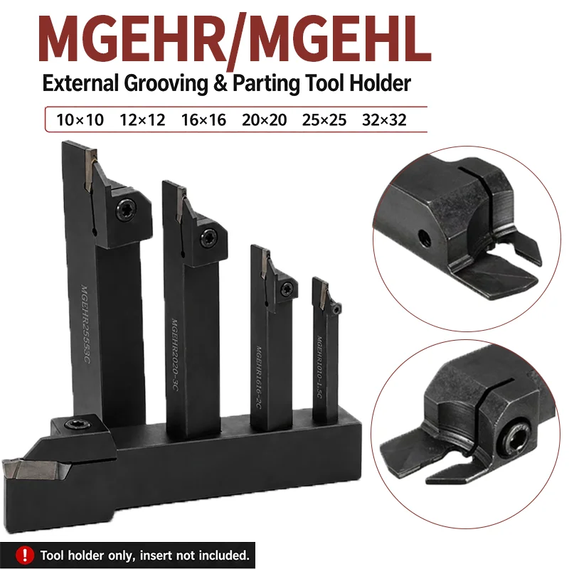 MGEHL/MGEHR 1PC MGEHR1010 MGEHR1212 MGEHR1616 MGEHR2020 MGEHR2525 MGEHR3232 -1.5/2/2.5/3/4/5/6 CNC Lathe Turning Tool Holder