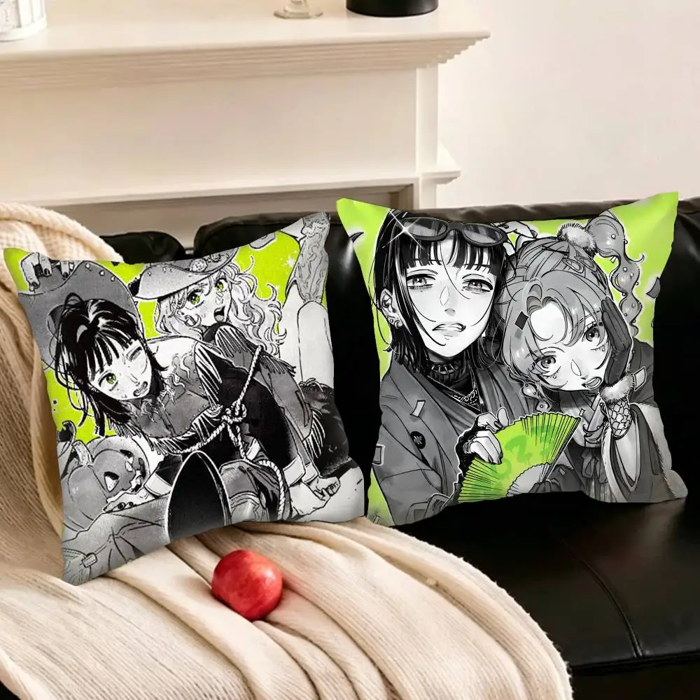 

A-Aya Osawa M-Mitsuki Koga MitsuAya Various Sizes Square Pillowcase For Car Home Bedchamber Decor
