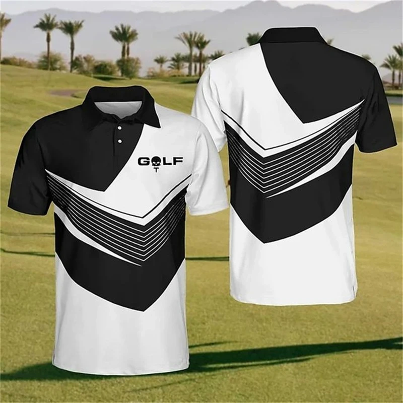 

Outdoor Golf Sports Jersey Fashion GTI Wear Polo Shirts For Men Clothes GOLF Club Team POLO Shirt Casual Party Short Sleeve Tops