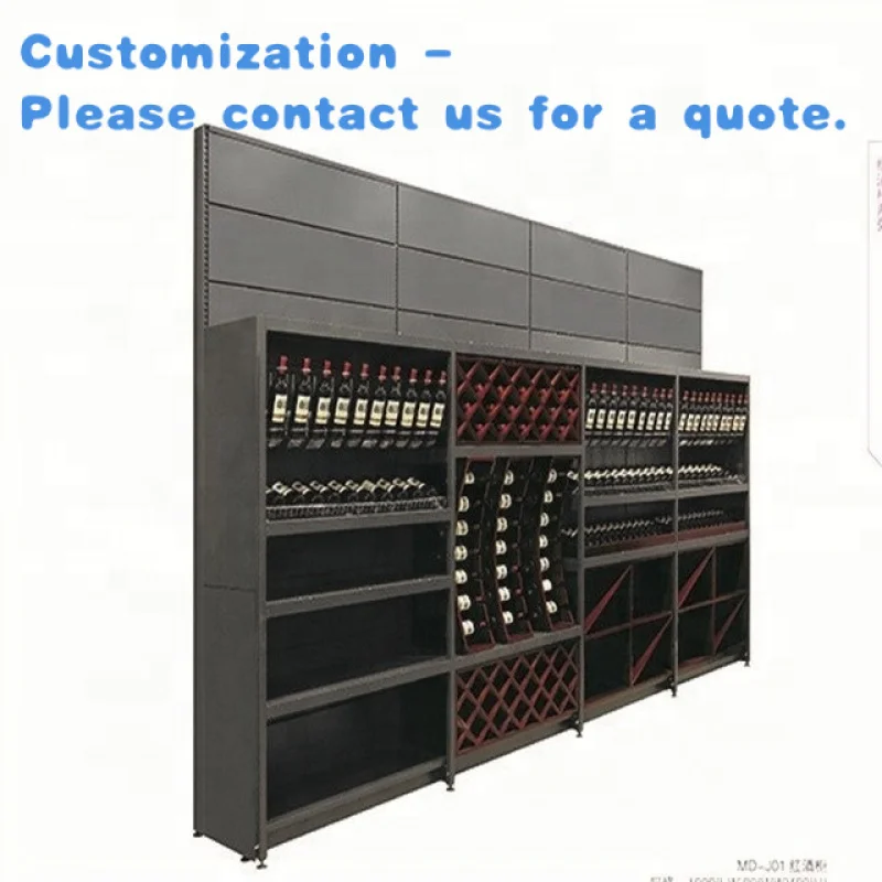 

на заказ. Модная стальная полка для покупок в супермаркете, полка для красного вина, настенные полки
