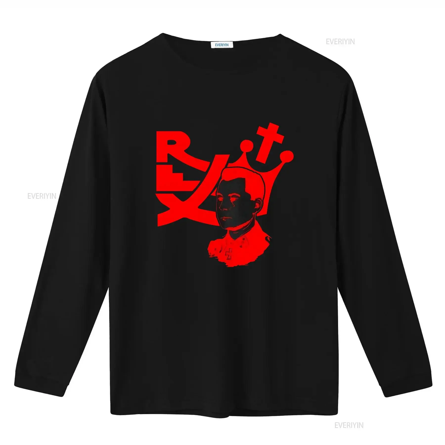 T0821 Leon Degrelle Rexismo Printing T Shirt Unique Design High Quality Fabric Perfect for Fashion Forward Individuals vintage