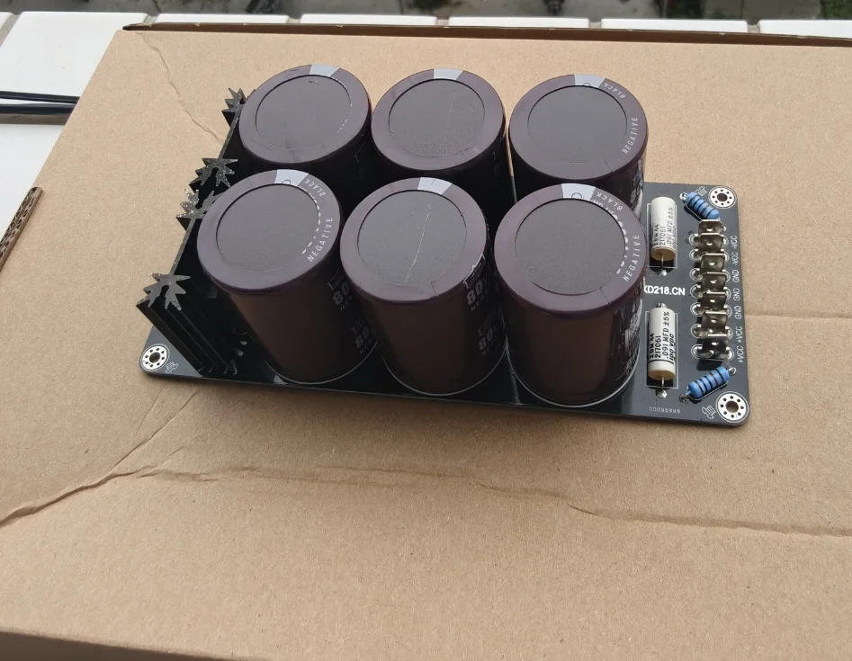HiFi 6 X10000uF/80V /100V Gleichrichtungsfilterplatine High-End Netzteilplatine für Verstärker-Netzteil