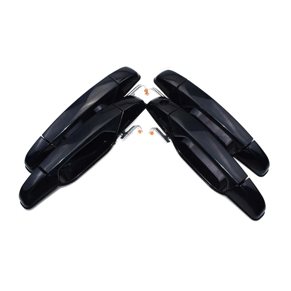 1 Set Exterior Door Handles Fit For Chevrolet Silverado Tahoe Avalanche Suburban GMC 25960521 2007 2008 2009 2010 2011 2012 2013 view 3