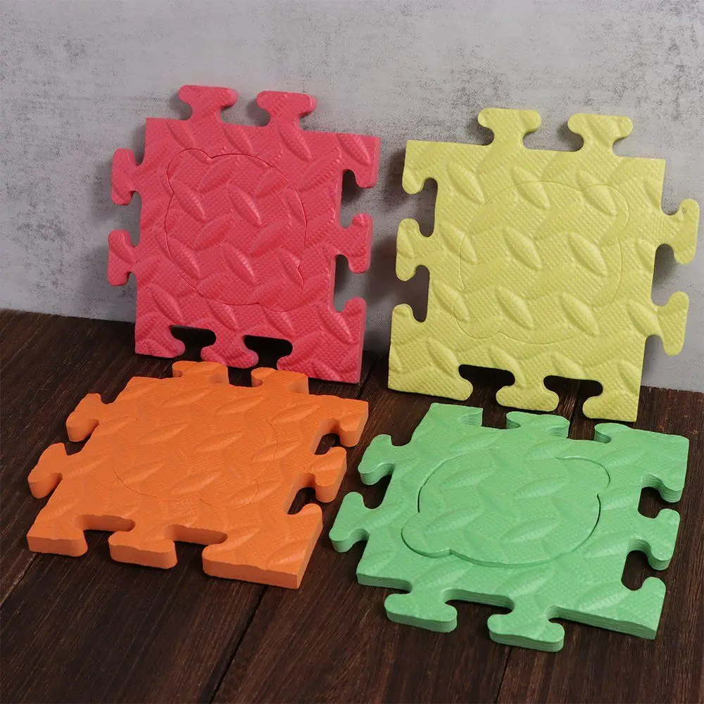 Anti Slip Pet Voice Recording Button Puzzle Pad Dedicated Durable Dogs Training Communication Eva Mat Waterproof Colorful