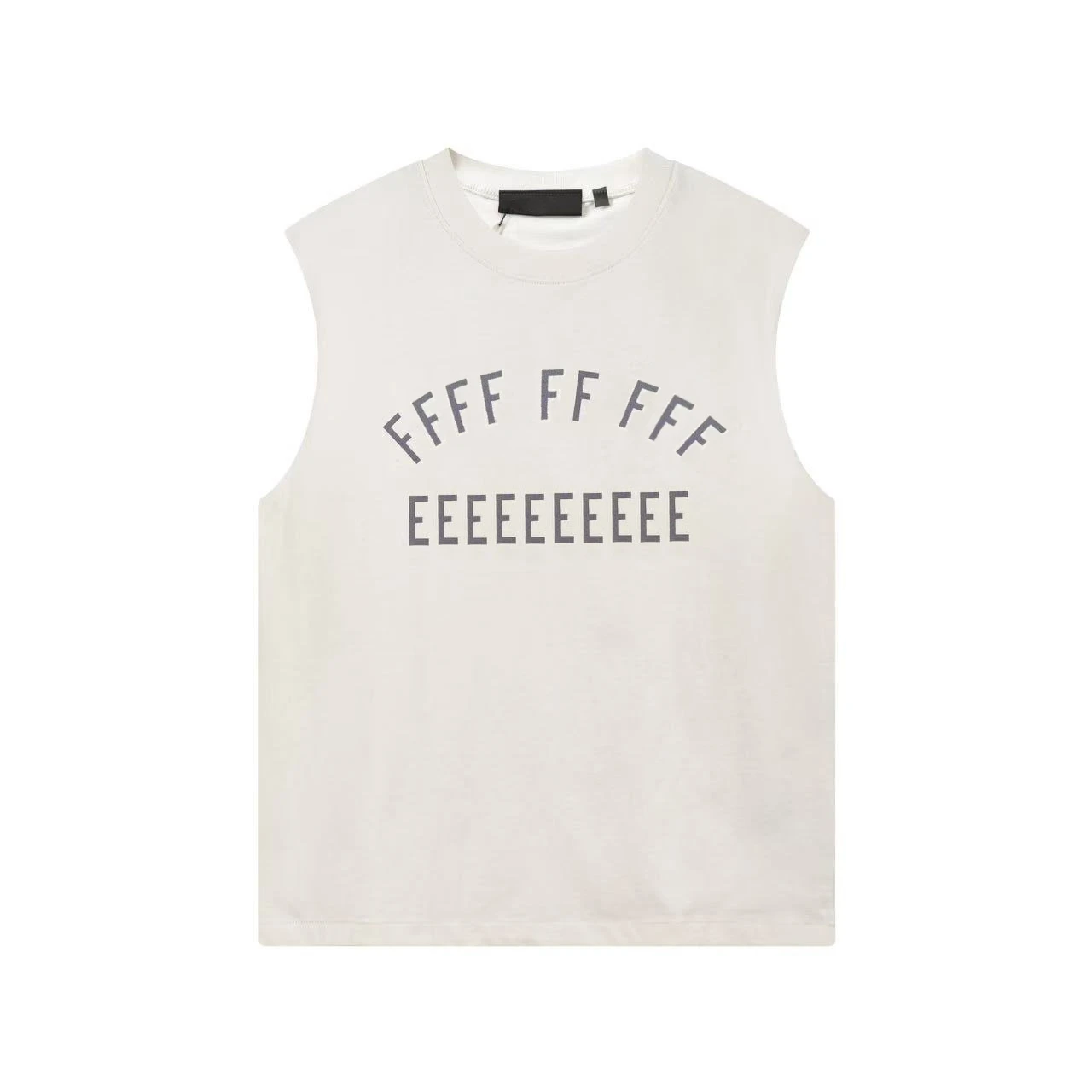 FW24 Trendy Heren Korte Mouwen Pak Klassiek Design Borst Boog Letter Logo T-shirt High Street Couple Vest Top Matchende Set