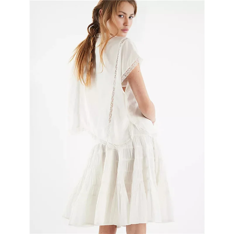 

AOAO-Women's Pleated Skirt High Waisted Ruffle Tennis Skirts Sports Skater- Running Skorts