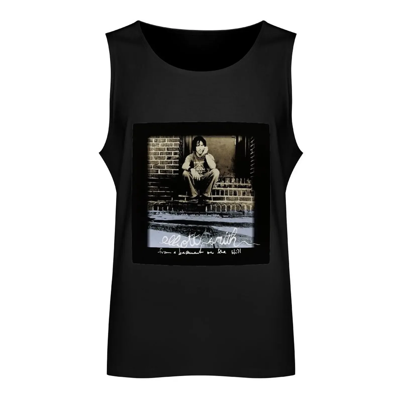 Elliott Smith - From A Basement On The Hill Tank Top Gym T-shirts for men gym t-shirts