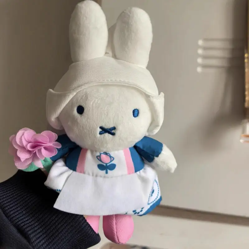 

Плюшевая игрушка-кролик Миффи, мультяшная, в японском стиле, Dengbao, Миффи Цветочная фея, милая подвеска для сумки, плюшевая кукла-брелок, подарок для девочки