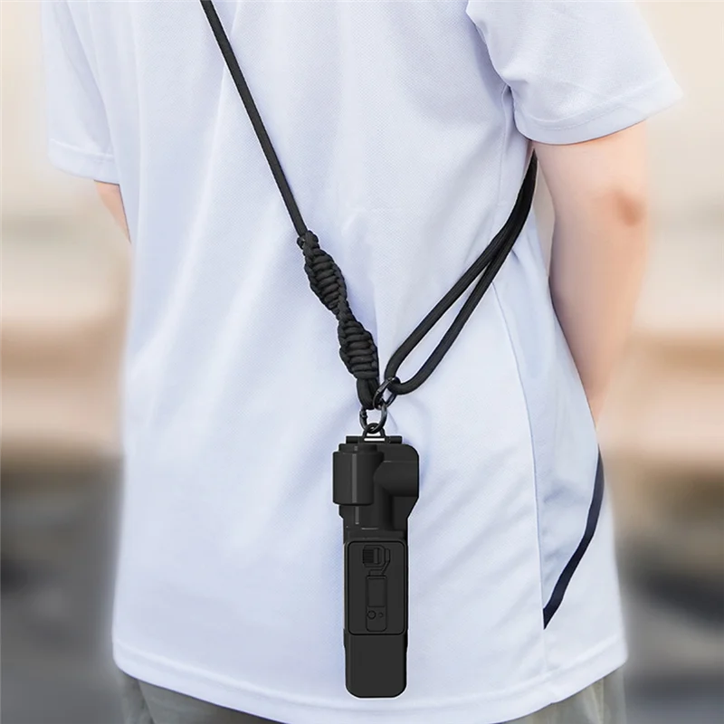 ABDE-Camera Lanyard Neck Strap Adjustable With 1/4In Screw Anti-Lost Security Rope For Pocket 3 X3 X4 Gopro A