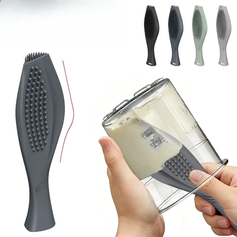 Silicone Cleaning Brush For Ice Cream Cup Residue Remover Household Kitchen Portable Drinkware Washing Accessory