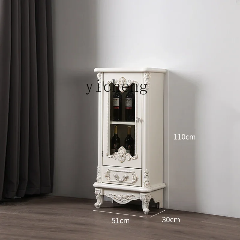 Intelligent Induction Locker Sideboard Cabinet Corner Cabinet White Ivory White