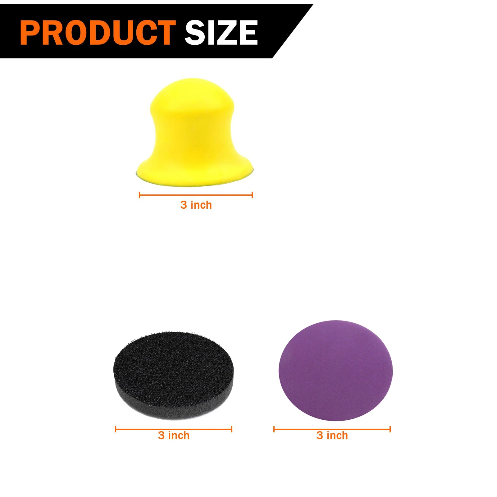 72 قطعة مجموعة ورق الصنفرة الرطب والجاف الأرجواني 3 بوصة 72 قطعة حصى متنوعة 320-2000 أكسيد الألومنيوم للخشب المعدني الرطب الجاف البولندية والدوارة #3