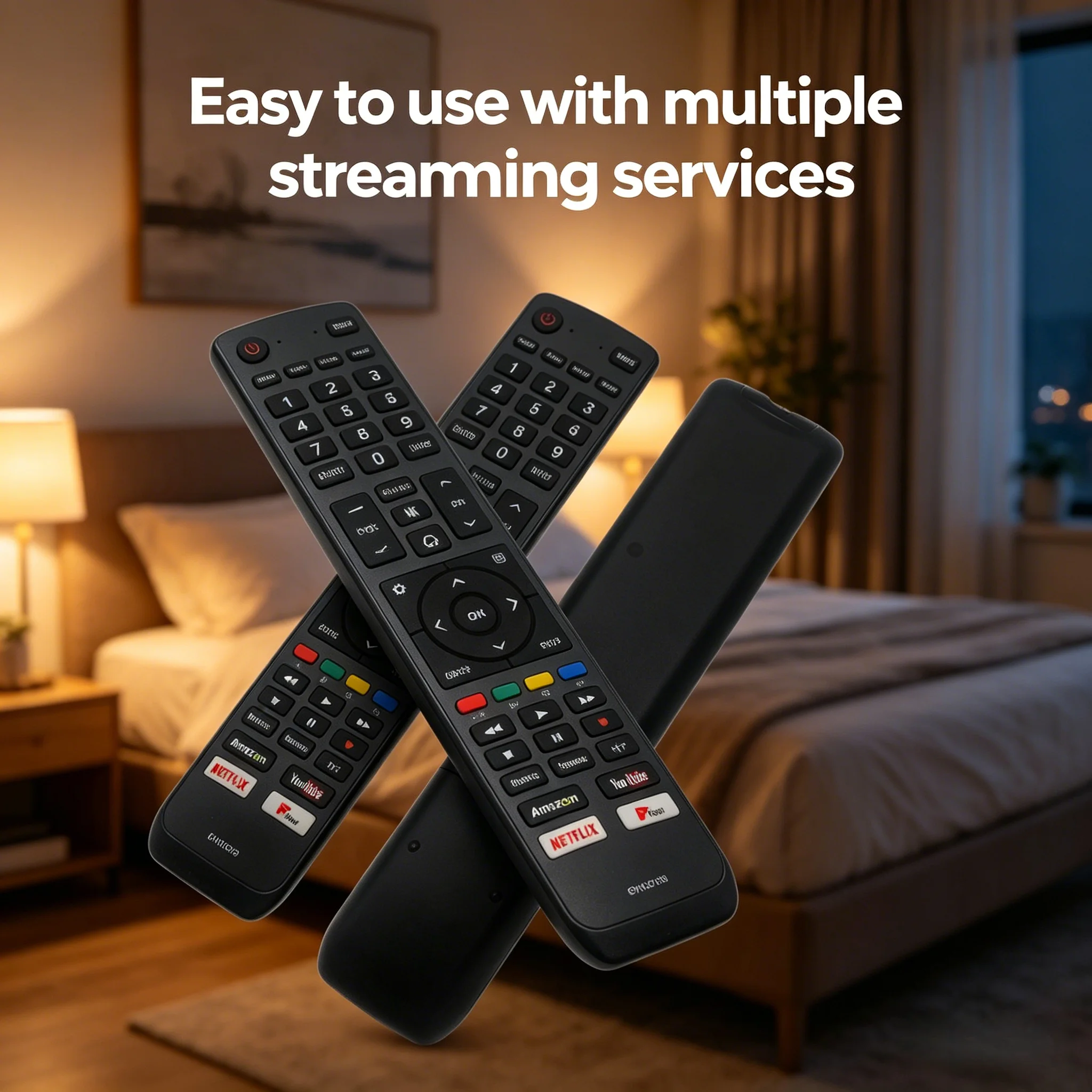 EN3G39 Smart TV Remote Control Universal Replacement LCD Television Controller Home Spare Accessory