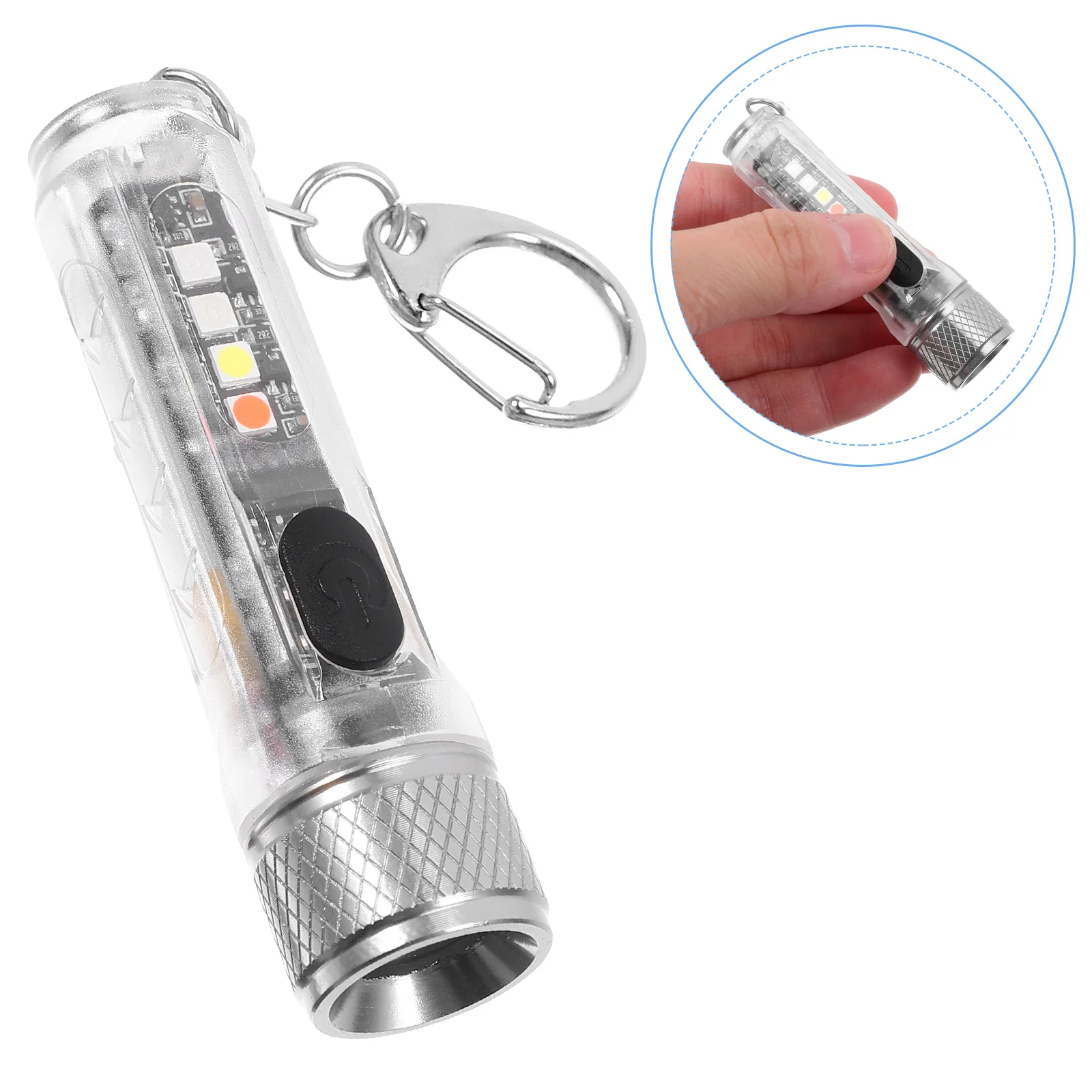 

1 set 1 Set Lightweight Mini Led Flashlight Magnetic Base Rechargeable Pocket Outdoor Camping Hiking Emergency Multifunctional