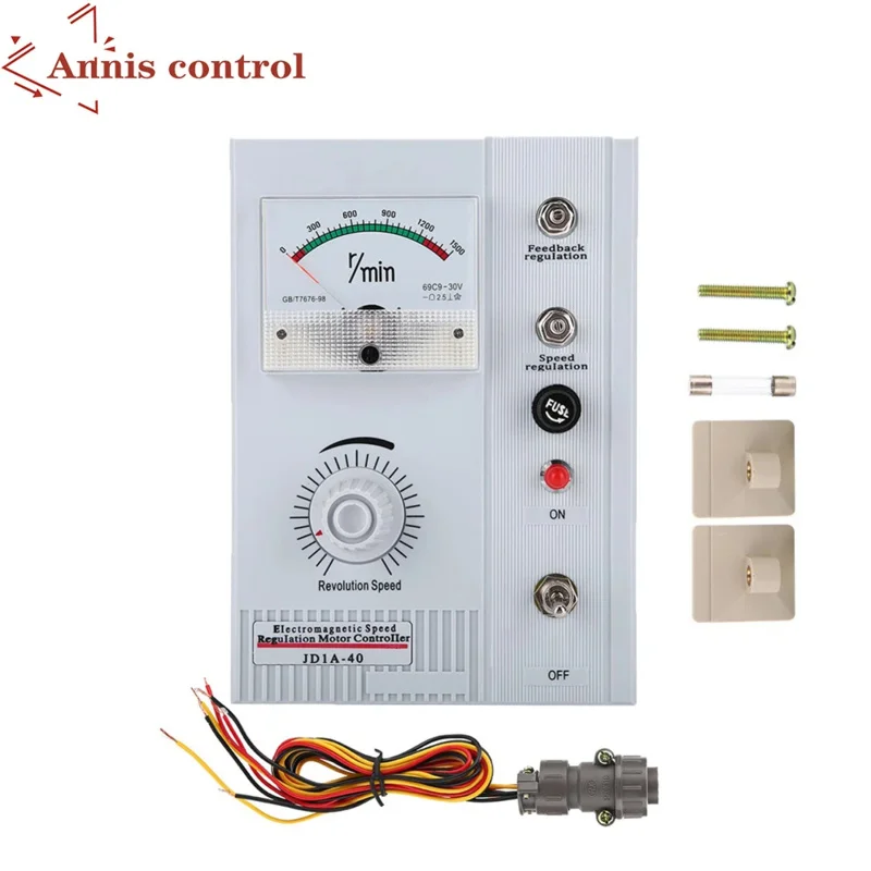 Hot JD1A-40 AC Motor Controller 15-40kW DC 90V 5A Motor Pinpoint Regulator 132-1320RPM Controller IP55 Dustproof