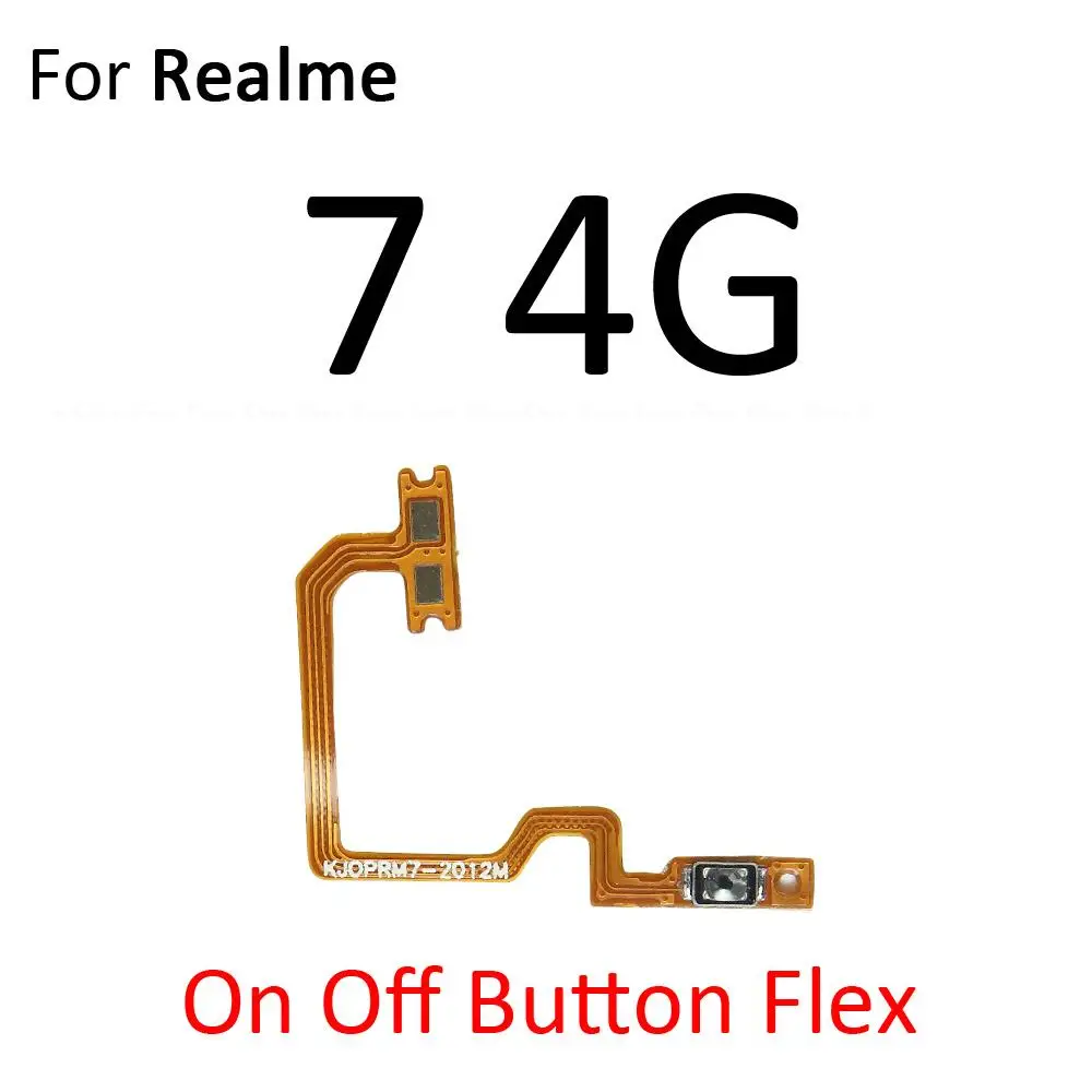 Power ON OFF Mute Switch Control Key Volume Button Flex Cable For OPPO Realme 7 7i 8i 8s 8 Pro 4G 5G Repair Parts