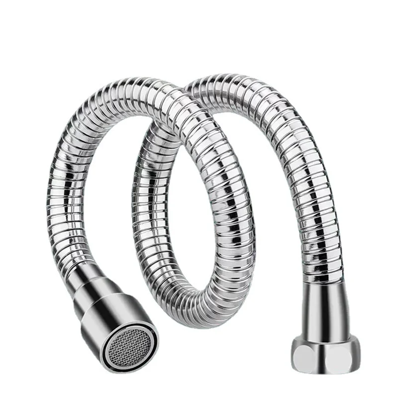 Universal Faucet Extenders Tube 360 Rotation Anti-Splash Head Nozzle Aerator Bendable Sink Extension Hose Kitchen Accessories