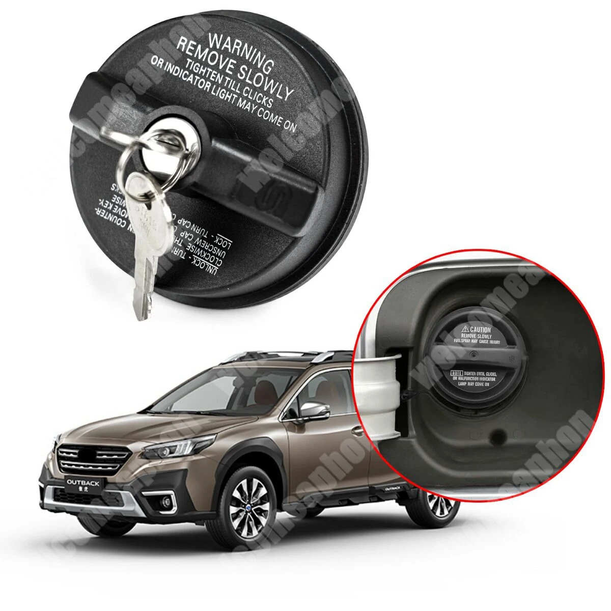 

Крышка топливного бака из АБС-пластика с защитой от утечек для Subaru Outback 2001-2019