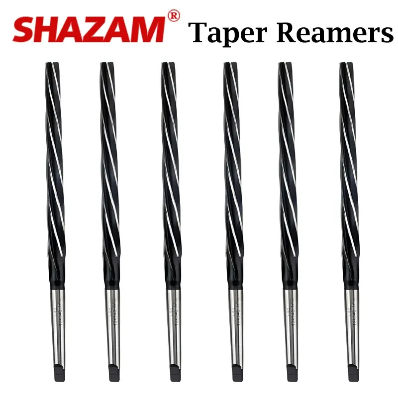 SHAZAM 1: 50 Spiral Machine Reamer High Speed Steel Conical Pin Extended Reamers 6.0-50.0mm For CNC Table Drill Drilling Machine