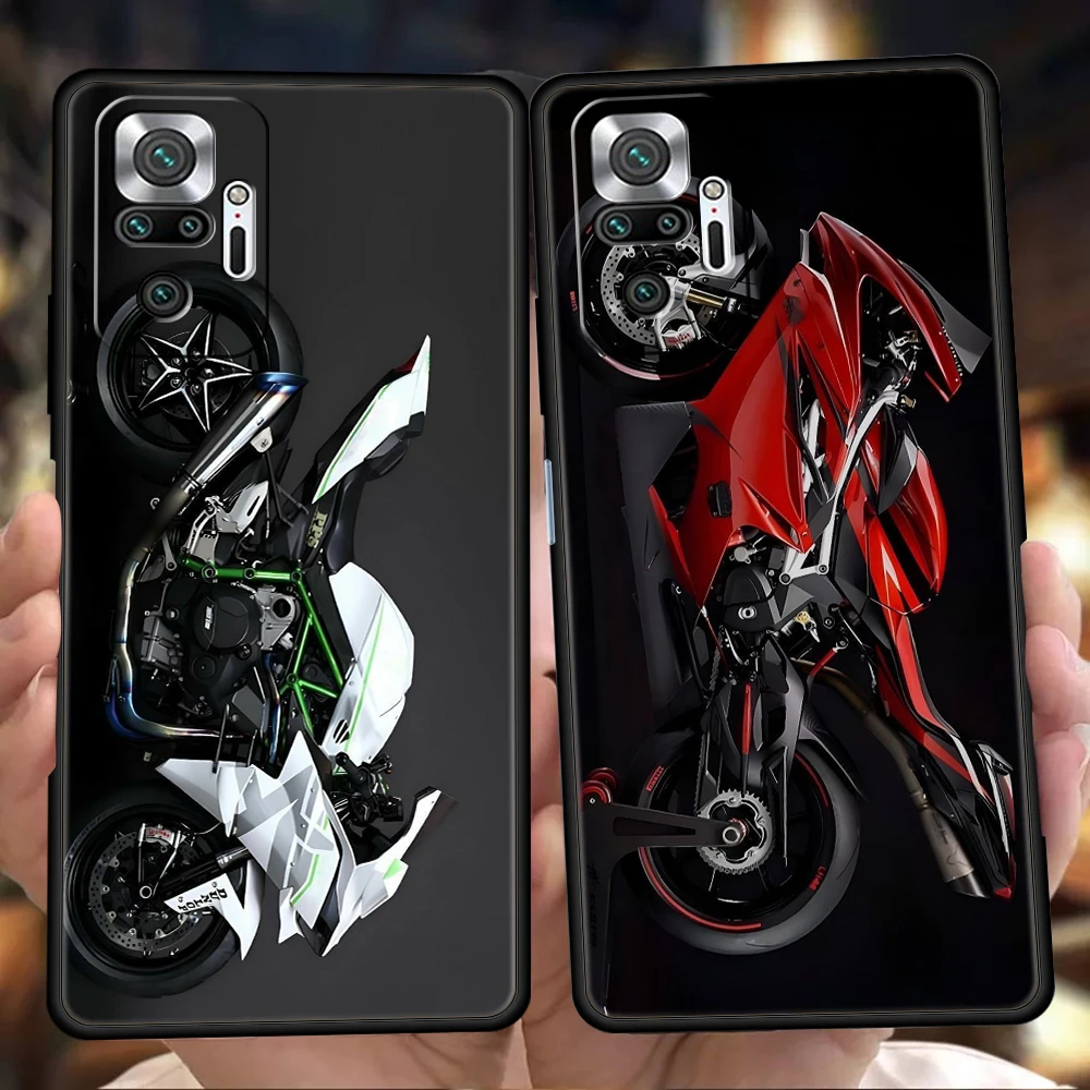 Sport D-Ducaties Cool Motorrad Phone Case for Redmi 14C 10C Note 14 13 12 10 11 Pro Plus 7 8T K40 K50 Gaming Pro Soft TPU Shell