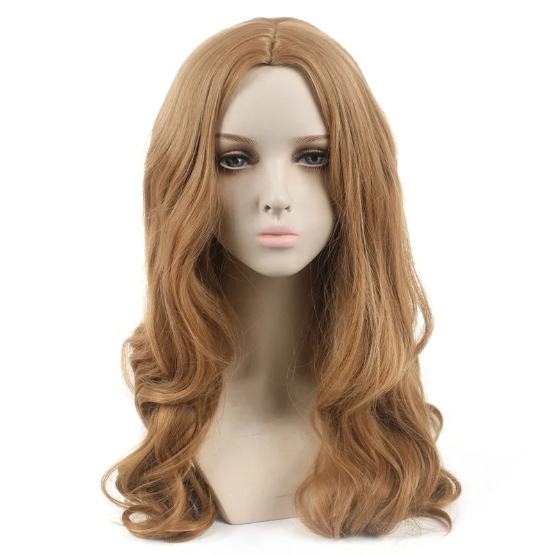 M3GAN Megan косплей парик из фильма героин с длинными вьющимися волосами в том же стиле парик для косплея