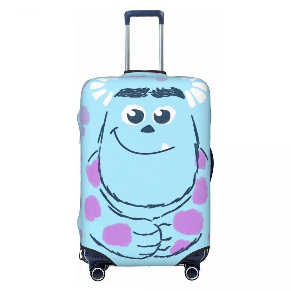 

Защитный чехол для чемодана с персонажами мультфильма «Монстры и их университет»: Салли и Майк, пылезащитный, для путешествий