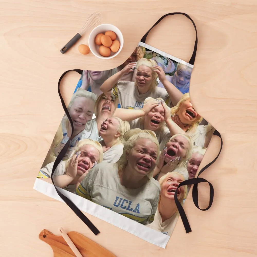 

Trisha Paytas Crying Apron Hairdressing Home Utensils Waiter Uniforms carpenter Apron