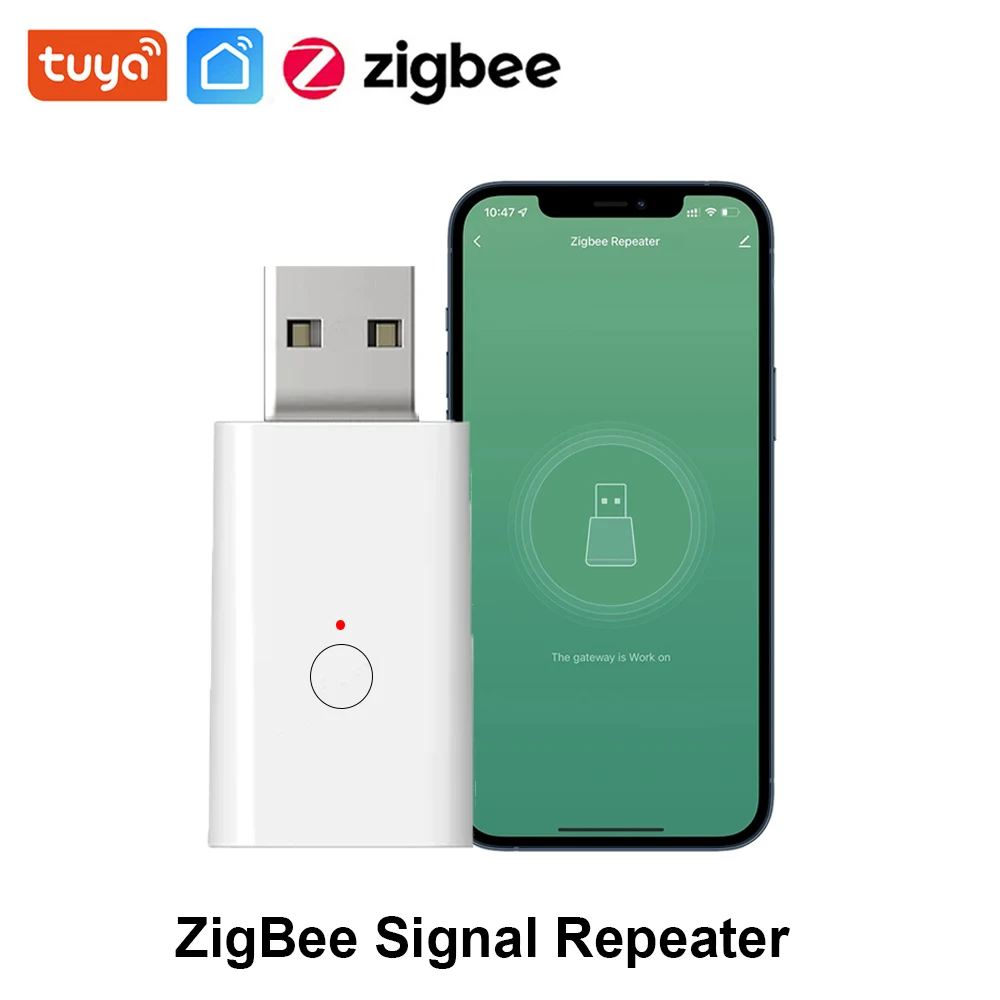 

ZigBee 3.0 Signal Repeater Tuya USB Extender Signal Amplifier For ZigBee Gateway Z2M Smart Life Devices Smart Home Automation